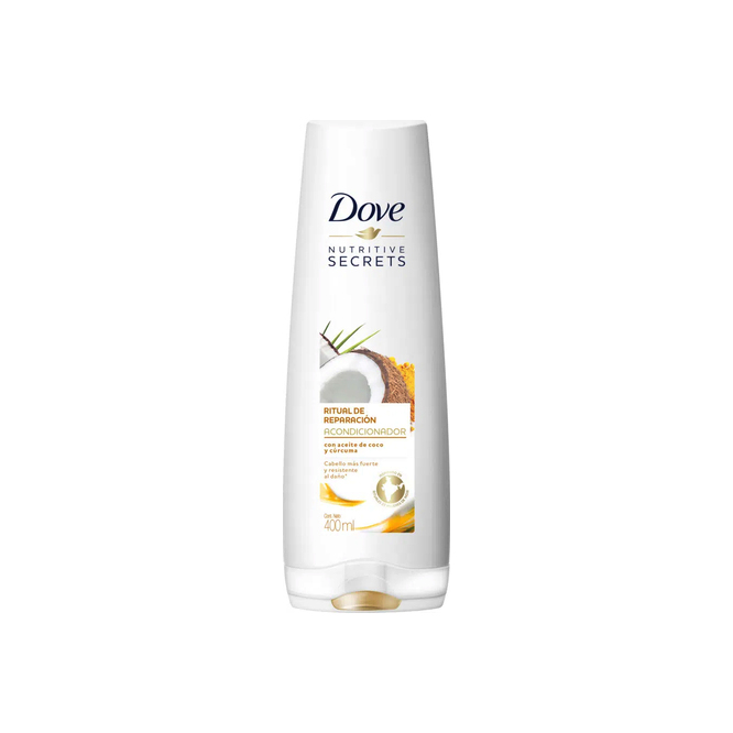 Acondicionador con aceite de coco y cúrcuma Dove 400 ml