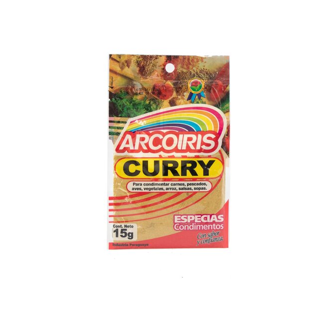 Curry en Paquete Arcoíris 15 gramos