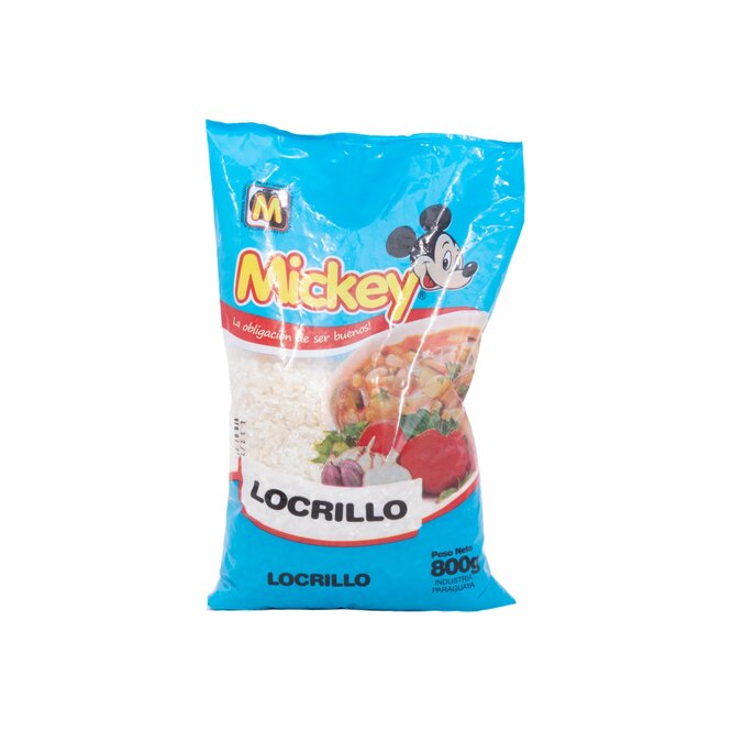 Locrillo Mickey en bolsa BSA 800 Gramos