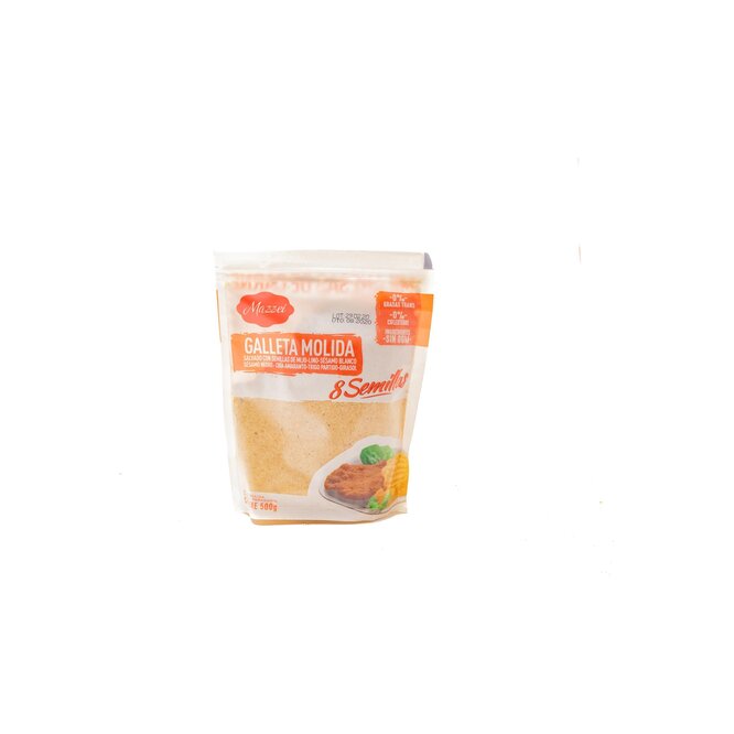 Galleta molida de 8 semillas paquete Mazzei 500 gramos