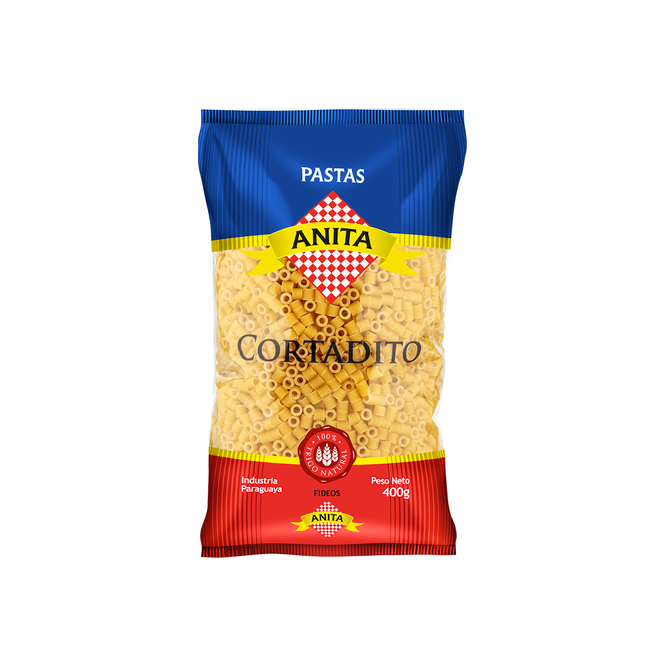 Fideo cortadito paquete Anita 400 gramos