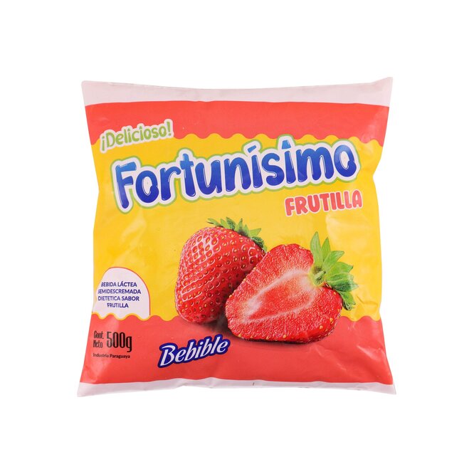 Bebida láctea semidescremada sabor frutas Fortunísimo 500 Gramos