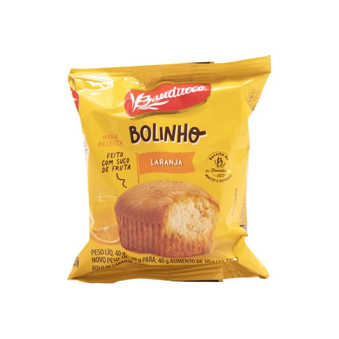 Bolinho sabor naranja Bauducco 40 gramos