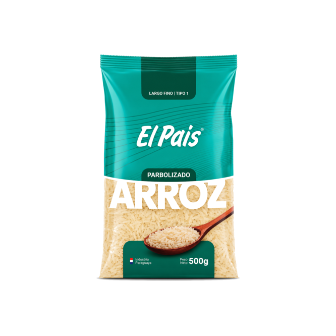 Arroz parbolizado verde El País 500 gramos