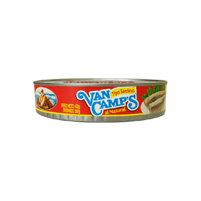 Sardina al natural Van Camps 425 gramos