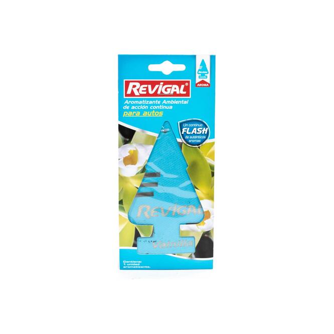 Aromatizante para auto aroma vainilla Revigal por unidad