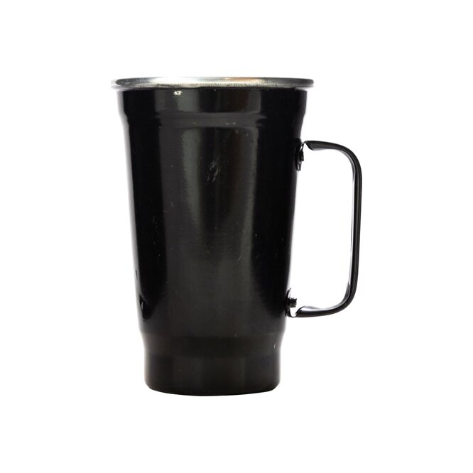 TAZA CHOPP CONICA NEGRA PANELART 500ML