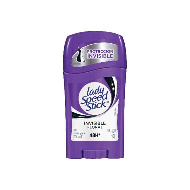 Desodorante protección invisible lady Speed Stick 45 gramos