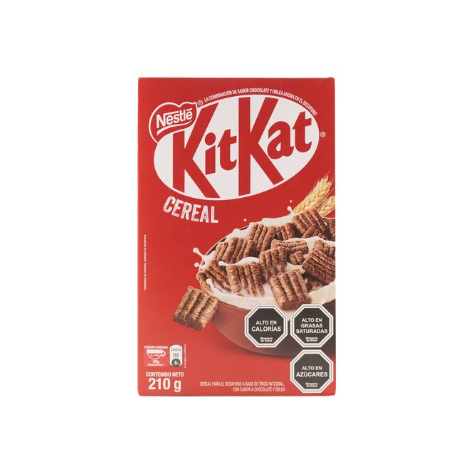 Cereal sabor chocolate caja Kit kat 210 gramos
