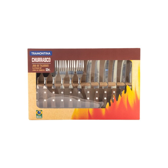 Juego de Cubiertos para Asado 12 Piezas Tramontina