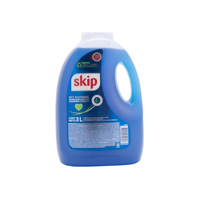 Detergente líquido para ropas Skip 3 litros