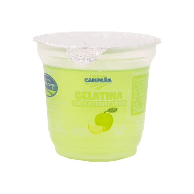 Gelatina sabor manzana verde La Fortuna 120 gramos