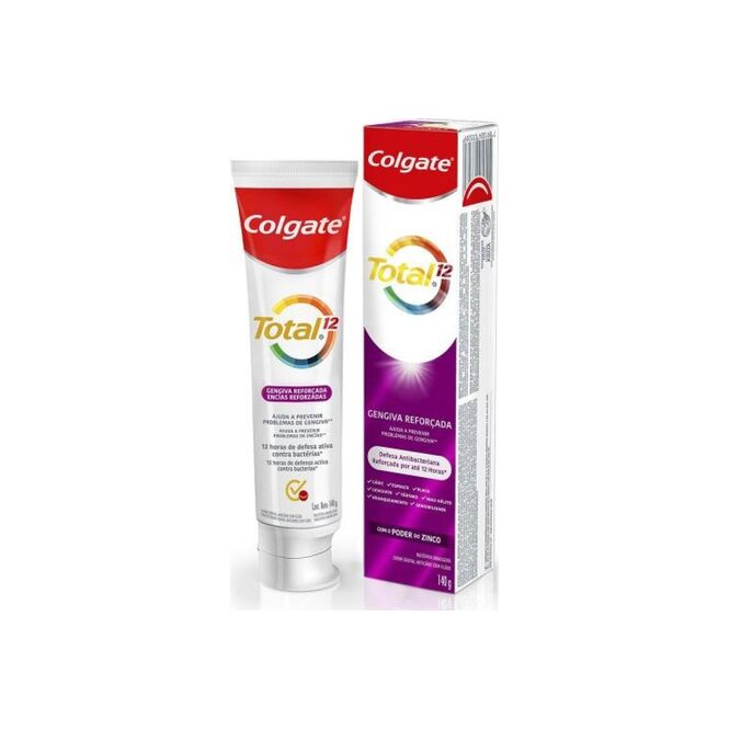Crema dental total 12 encías reforzadas Colgate 140 gramos
