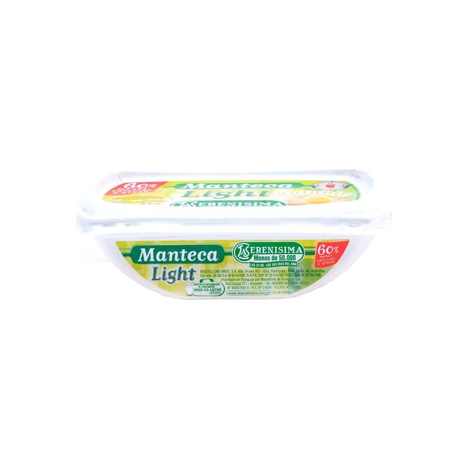 MANTECA LIGHT LA SERENISIMA 200GR