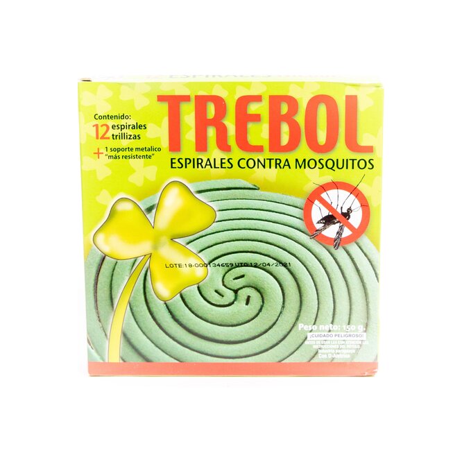 Espirales mata mosquitos Trébol 12 unidades