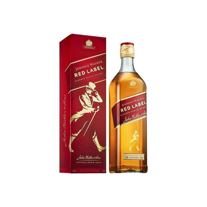 WHISKY JOHNNIE WALKER RED LABEL C/CAJA B