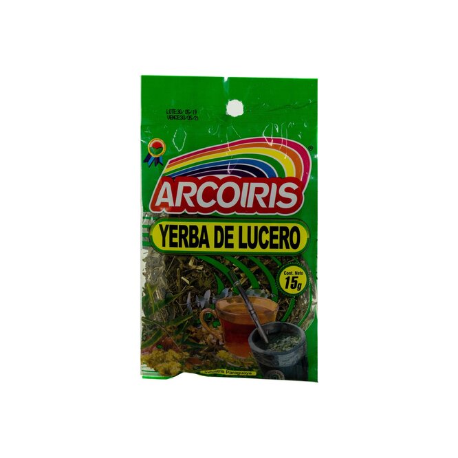 Hierbas yerba de lucero paquete Arcoíris 15 gramos
