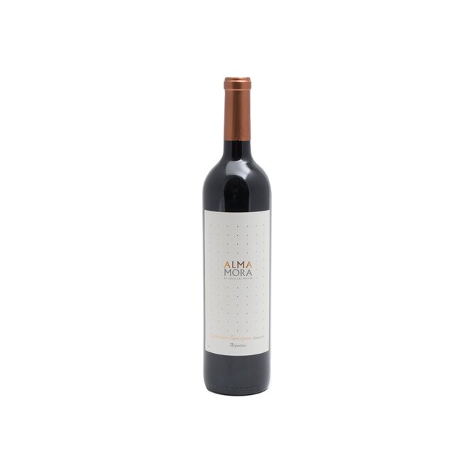 Vino cabernet Sauvignon Alma Mora en botella 750 ml