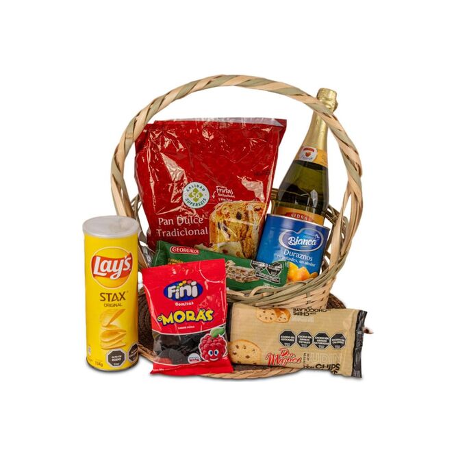 Canasta Brillo Festivo Superseis