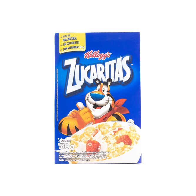 Copos de maíz azucarados zucaritas en caja Kellogg´s 510 gramos