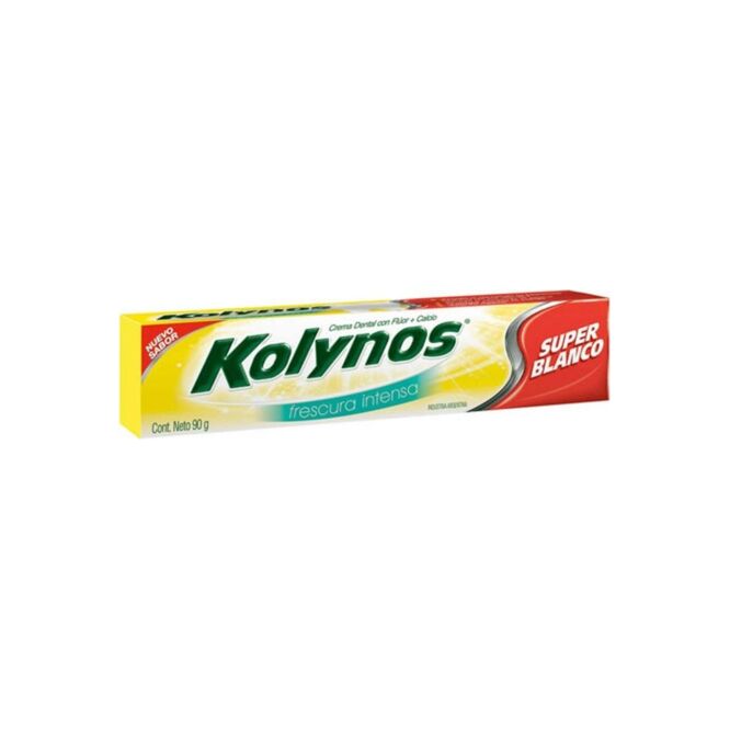 Crema dental super blanco Kolynos 90 gramos