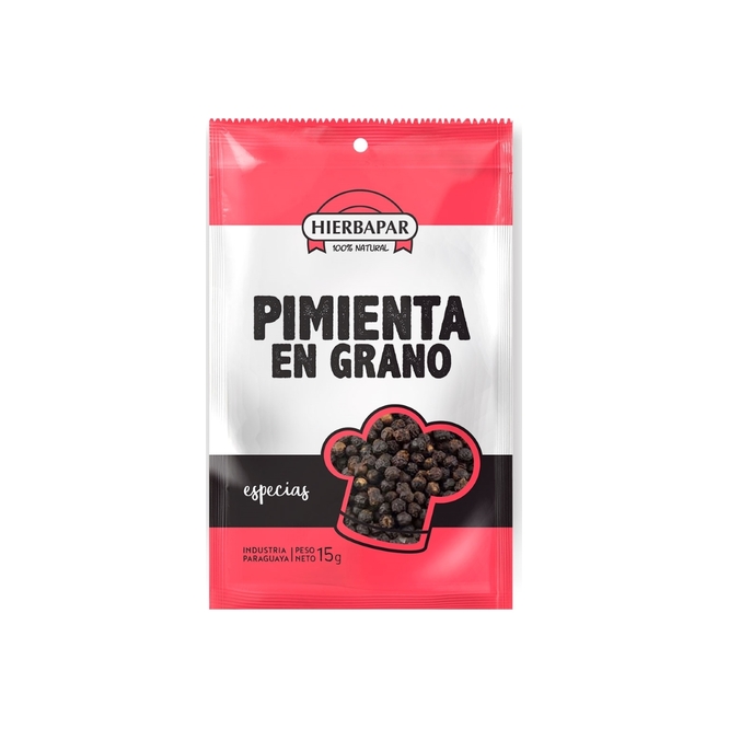 Pimienta Molida en paquete Hierbapar 15 gramos