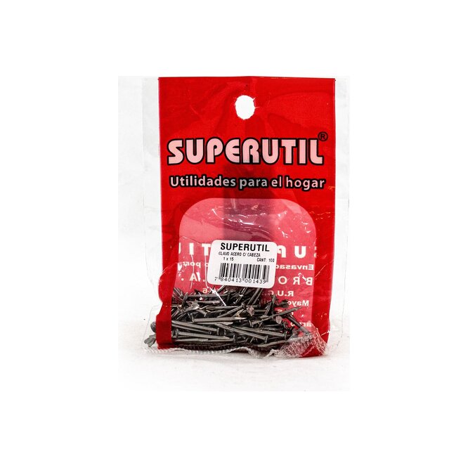 Clavos de acero en caja Superútil