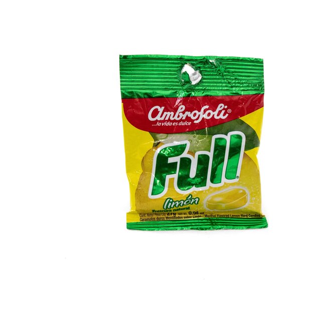 Caramelos mentol full limón Ambrosoli 27 gramos