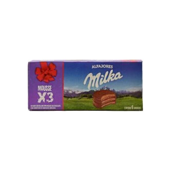 ALFAJORES TRIPLE MOUSSE CHOCOLATE 6UN MI