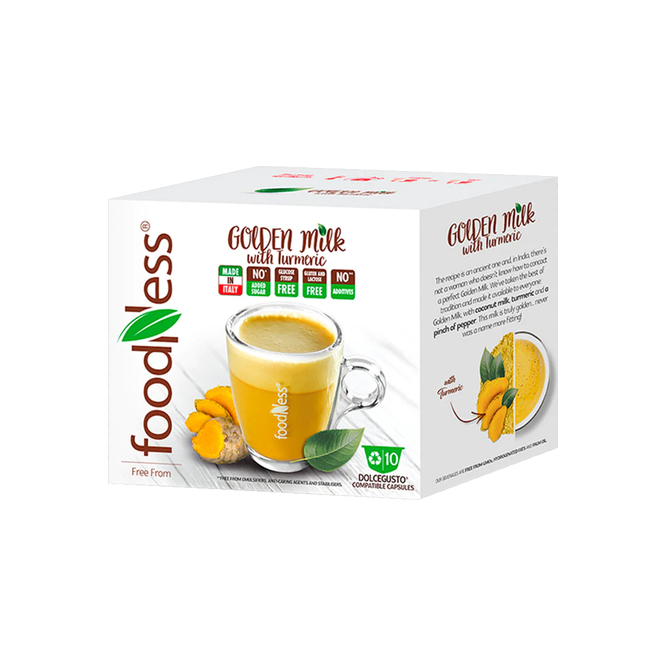 LECHE CON CURCUMA FOODNESS GOLDEN 120GR