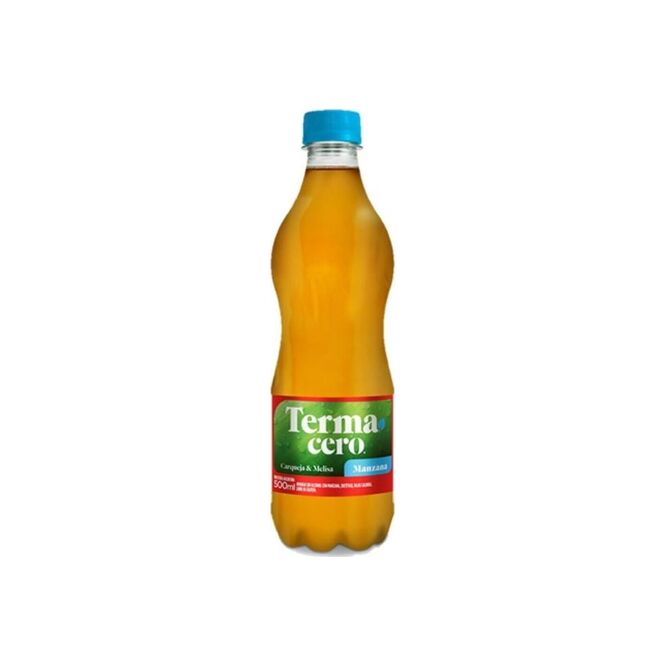 Bebida sabor manzana cero en botella Terma 500 ml