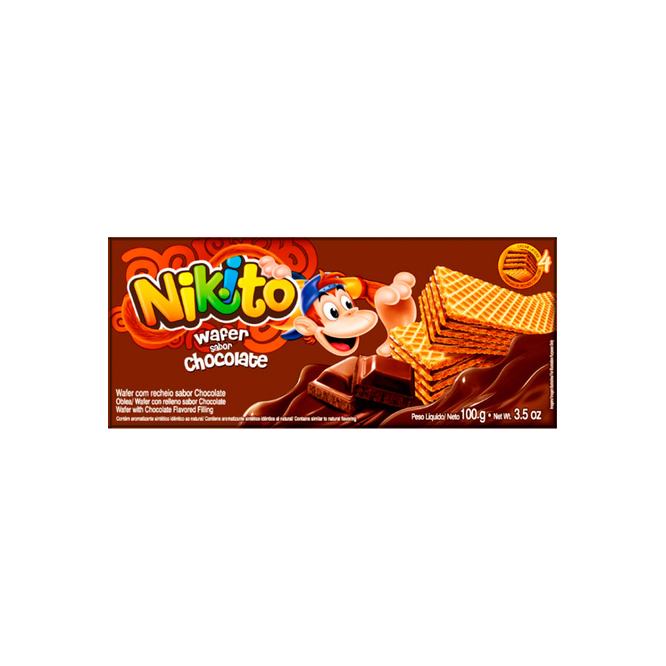 GALLETITA WAFER/RELL CHOCO NIKITO 100GR