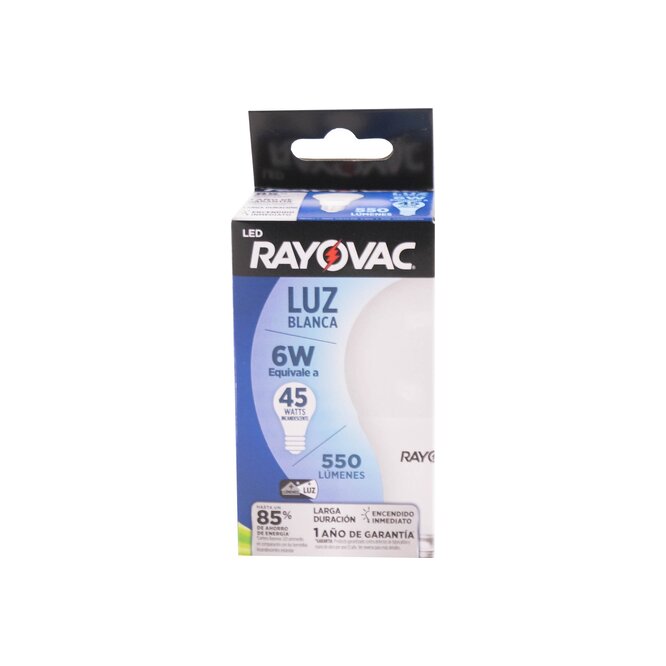 Foco LED Luz Blanca 6W Rayovac