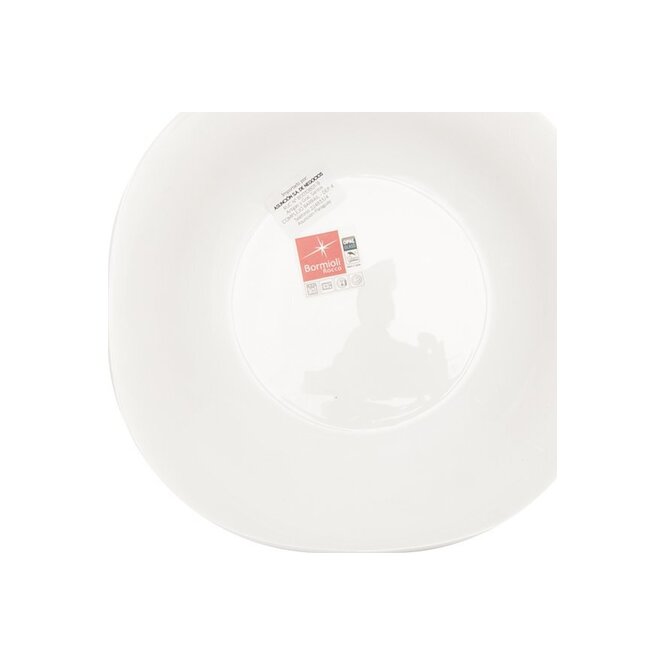 PLATO HONDO PARMA 23X23 CM BORMIOLI