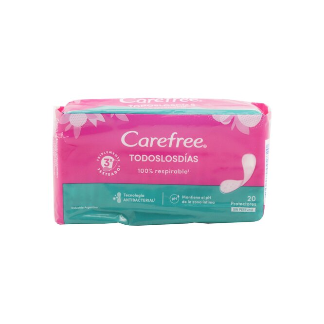 Protectores todos los días Carefree 20 unidades