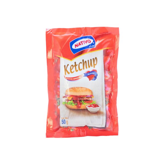 Ketchup en sachet Nativo 50 gramos
