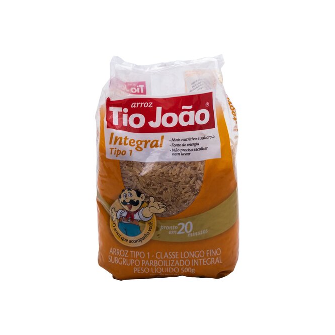 Arroz integral Tío João 500 gramos