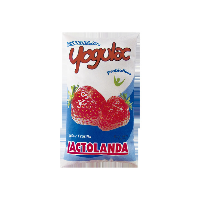 Bebida láctea yogulac sabor frutilla sachet Lactolanda 1 litro