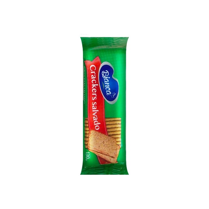 Galletitas crackers salvado paquete Bianca 130 gramos