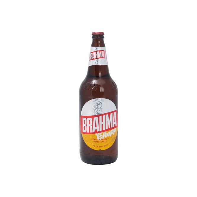 Cerveza Chopp retornable en botella Brahma 940 ml