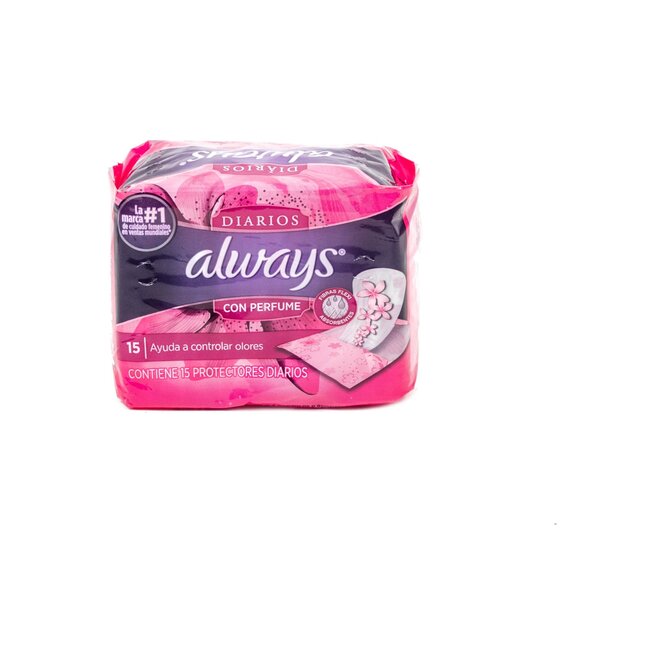 Protectores diarios paquete Always 15 unidades