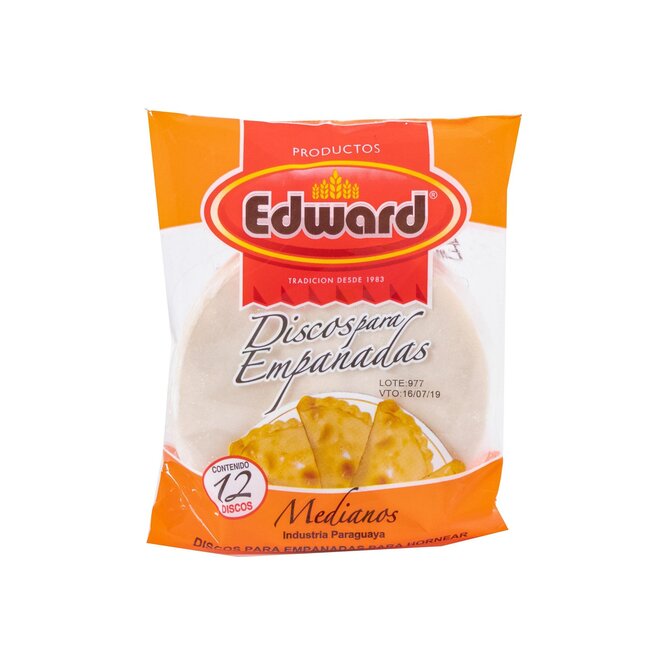 Disco para empanada para hornear mediano Edward 12 unidades