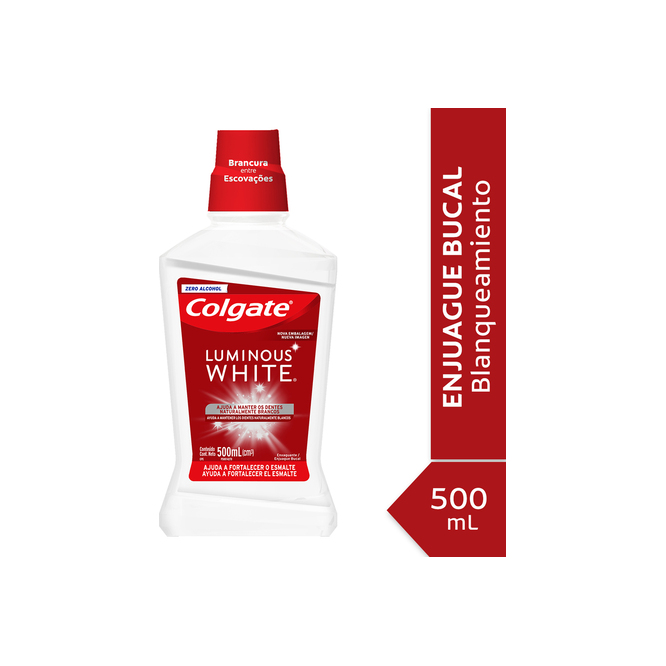 Enjuague bucal luminous White Colgate 500 ml