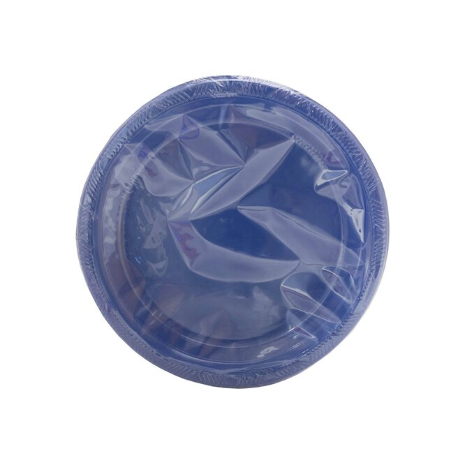 Plato biodegradable azul 23 cm Corinter 5 unidades