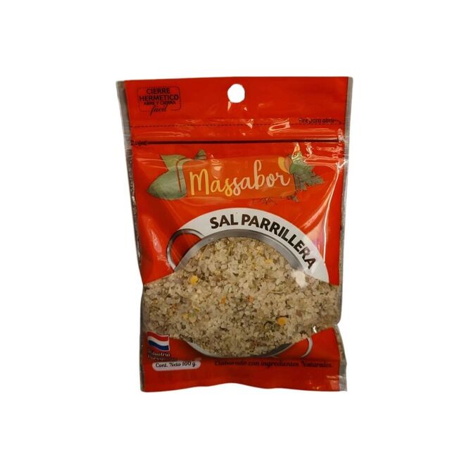 Sal parrillera Massabor 100 gramos