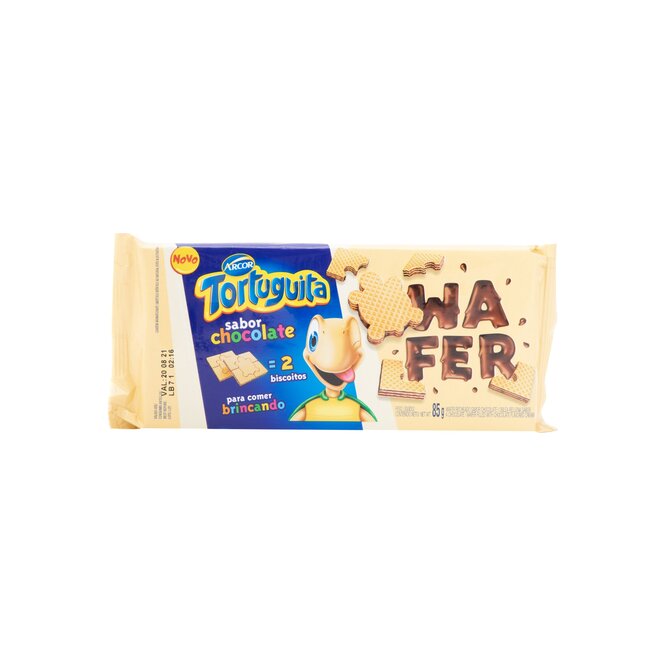 Galletita wafer de chocolate tortuguita Tortuguita 85 gramos