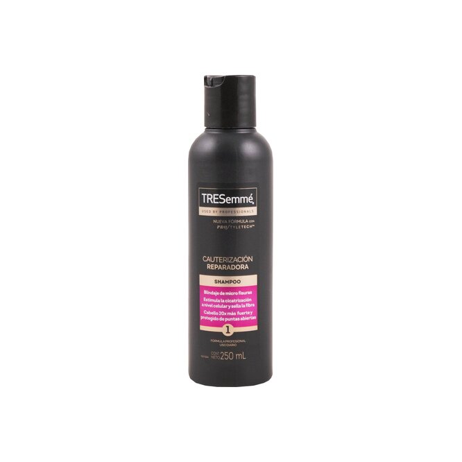 Shampoo cauterización reparación en frasco Tresemmé 250 ML