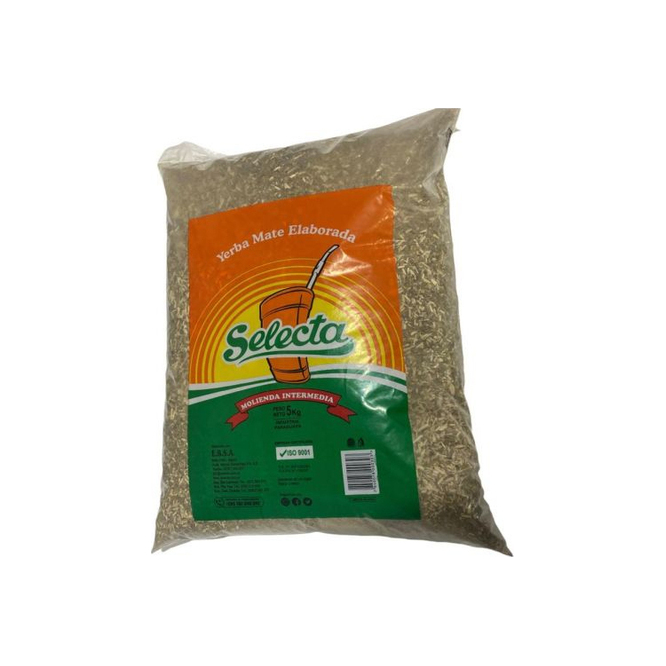 YERBA MATE SELECTA MOLIENDA FINA 5 KG