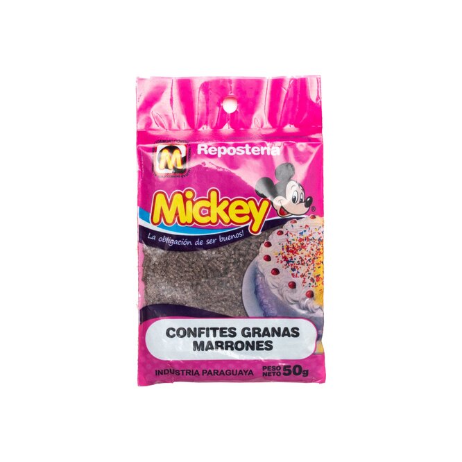Confites granas marrones Mickey 50 gramos