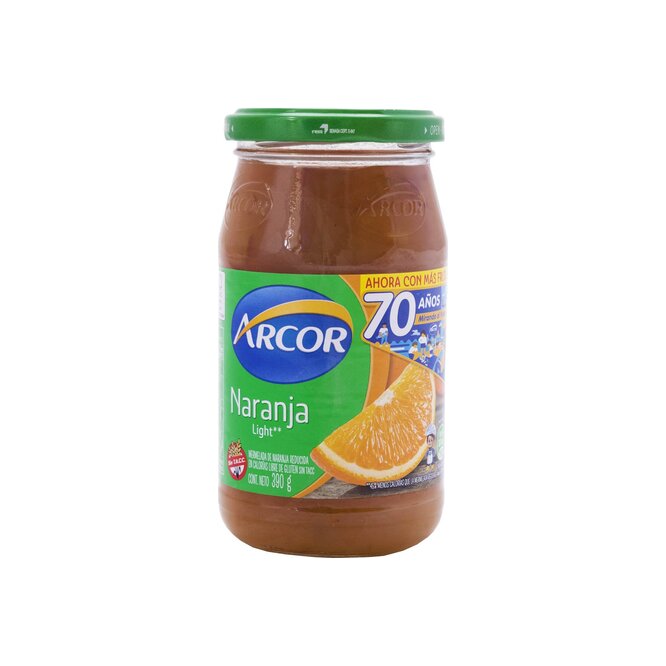 MERMELADA DE NARANJA LIGHT ARCOR 390GR